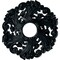 Ekena Millwork Orrington Ceiling Medallion (Canopies up to 4 3/4"), 19 5/8"OD x 4 3/4"ID x 1 3/4"P, Night Shade CM19ORNSF - alternate 1